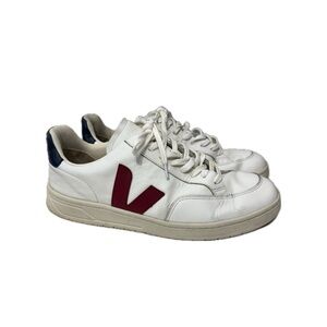 Veja White and Red Sneakers Classic Design